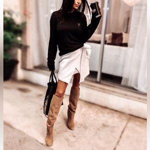 Sam Edelman caprice knee high boot worn 1x 9.5 tan